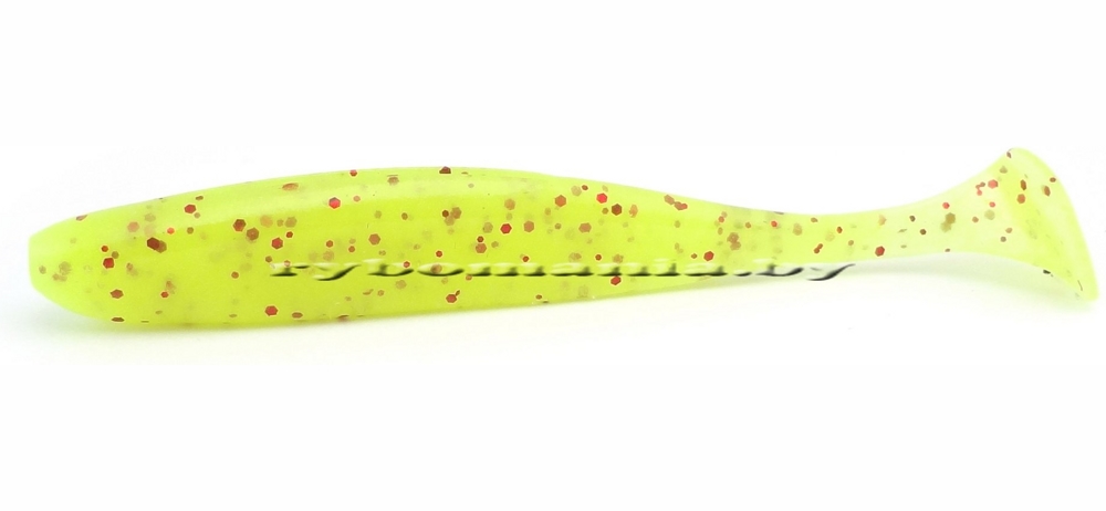  Keitech Easy Shiner 2.0" #PAL01S Chartreuse Red Flake