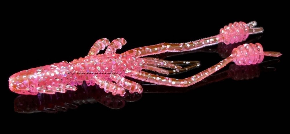  Reins Ring Shrimp 4" #317 Pink Silver