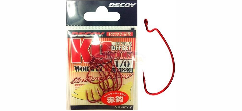   Decoy Worm 17 R KG Hook 1/0 (7  )