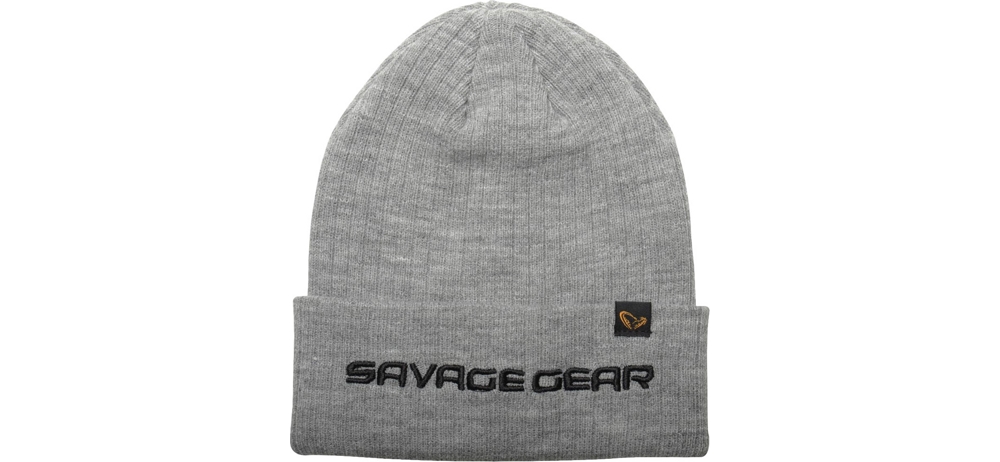  Savage Gear Fold-Up Beanie One size :light grey melange