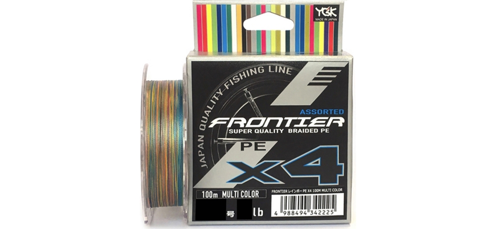  YGK Frontier Assorted x4 100m (.) #1.0/0.165mm 10lb/4.5kg  