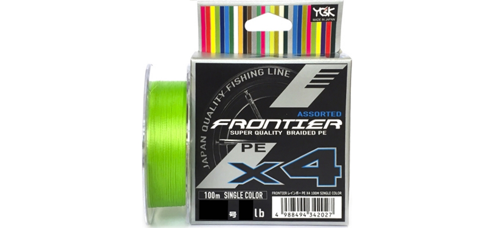  YGK Frontier Assorted x4 100m (.) #1.5/0.205mm 15lb/6.8kg
