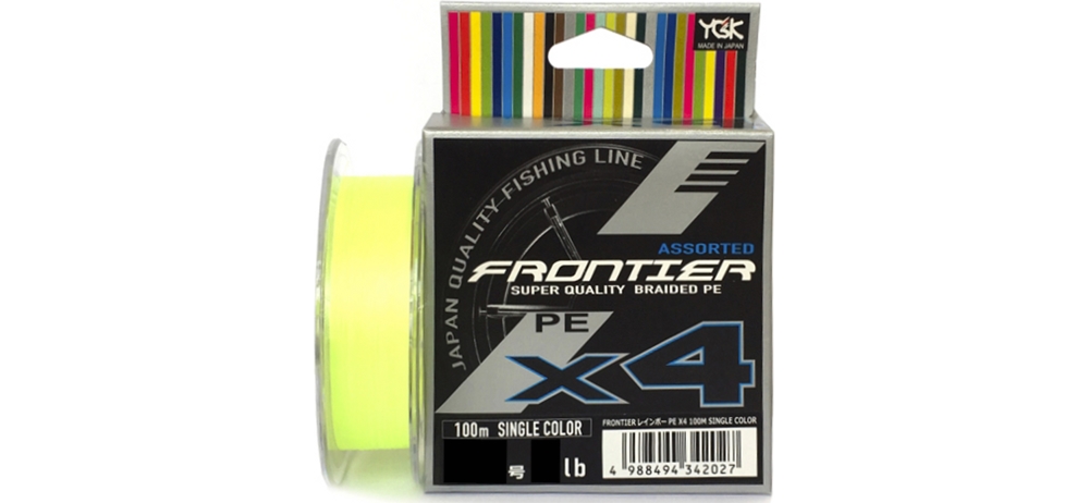  YGK Frontier Assorted x4 100m (-. ) #2.5/0.260mm 25lb/11.3kg