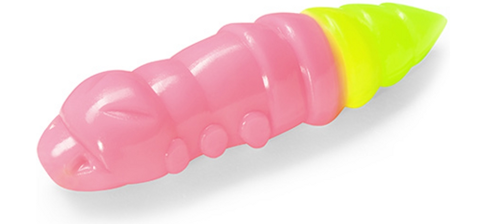  FishUp Pupa 1.2" (10  .) #133 - Bubble Gum/Hot Chartreuse