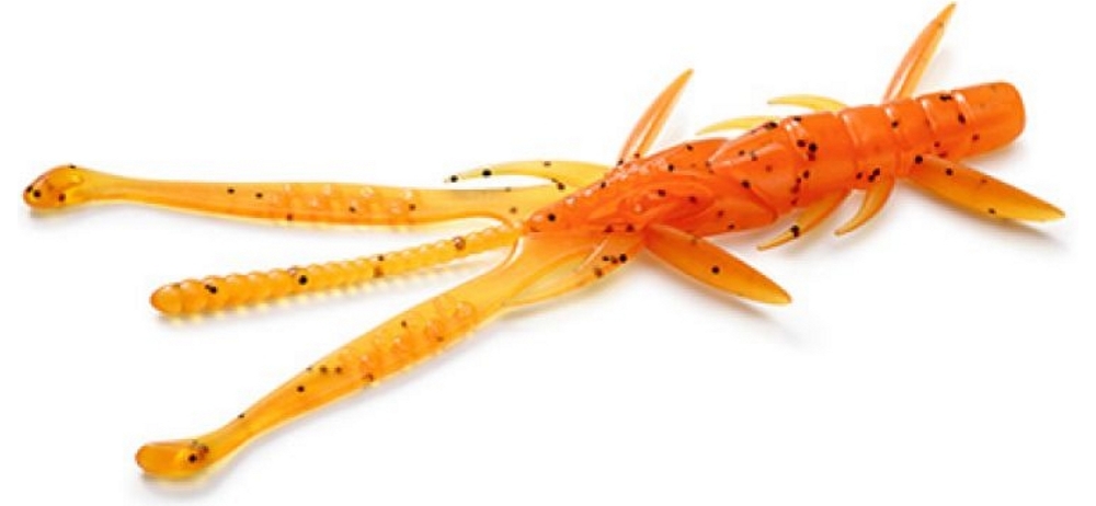  FishUp Shrimp 3.0" (9 ) #049 - Orange Pumpkin/Black