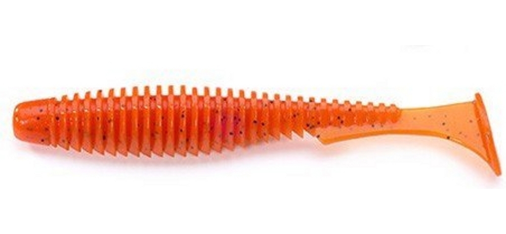  FishUp U-Shad 2.5'' (9) #049 - Orange Pumpkin/Black