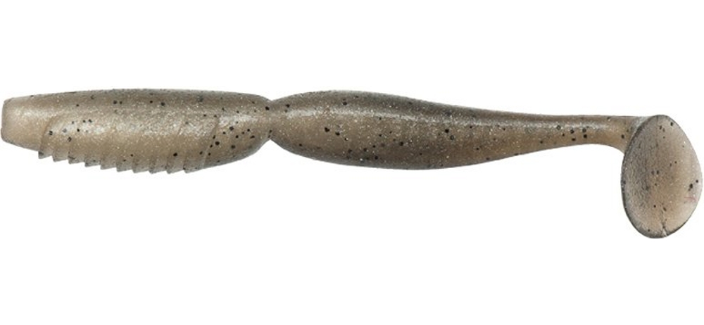  Megabass Spindle Worm 3.0'' #Silver/Smoke Shad (4 .  .)