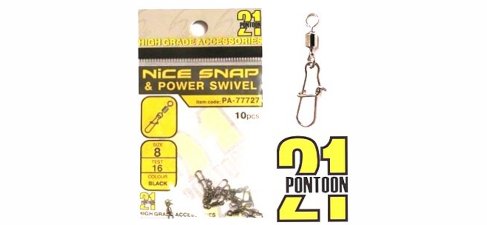    Pontoon 21 Nice Snap & Power Swivel , ., 10.., #07, 20.