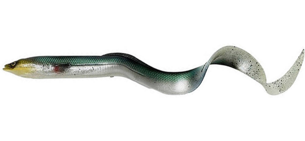  Savage Gear LB 3D Real Eel Loose Bodyl 20cm 27 #Green Silver (1   )
